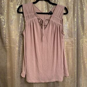 Buckle Black Mauve Dusty Rose Smoothing Shaping Tank Top Small